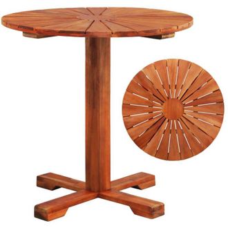 vidaXL Tavolo da Bistrot 70x70 cm in Legno Massello di Acacia - Vidaxl