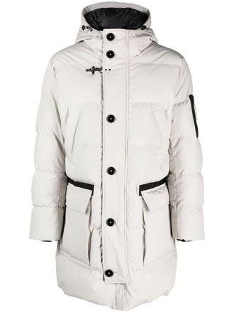 Fay Parka imbottito con cappuccio - Grigio