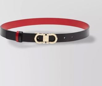 Ferragamo leather reversible adjustable belt