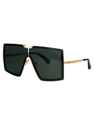 Max Mara Womens Sunglasses Mm0117 Gold Metal