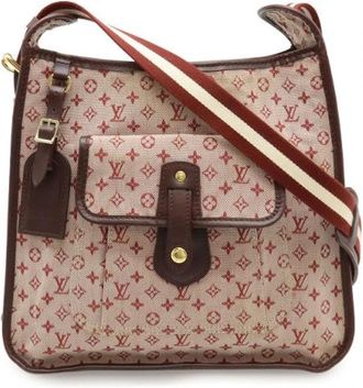Louis Vuitton Pre-owned Monogram Mini Canvas Leather Shoulder Bag M92321 - Dames - Vintage Schoudertas - Bruin - ONE Size - Leer - Vintage