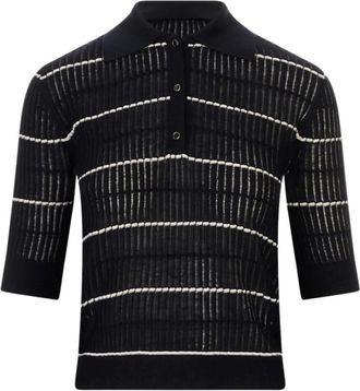 Max Mara Truien & Vesten, Dames, Blauw, L, Wol, Gallo Polo