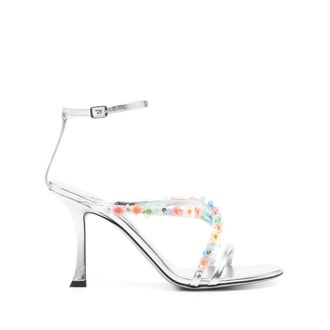 Jimmy Choo London 100mm Blanche Sandals