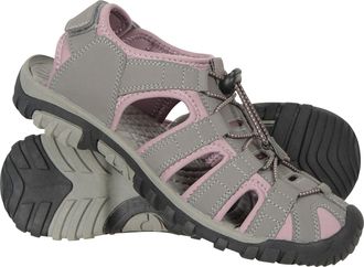Mountain Warehouse Trek Womens Shandal - Neoprene Lining Shoes Sandals, Durable Outsole, Ladies Beach Footwear, Adjustable - For Spring Summer Walking & Outdoors Pink Ad