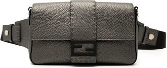 Fendi 2000-2010 Leather Selleria Convertible Baguette satchel - Grijs