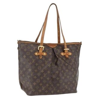 Louis Vuitton Pre-owned Tote Bags, female, Brown, Size: ONE SIZE Pre-owned Canvas Tote Bag