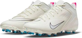 Nike Alpha Huarache 8 Varsity CZ6558-116 Mens White Lacrosse Cleats NIN546