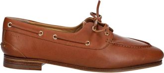 Bally Mocassins - Dames - Bootschoenen - Bruin - 36 EU - Leer - Schoenen