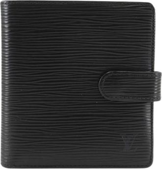 Louis Vuitton Pre-owned Wallet (bi-fold) - unisex - Vintage Accessoires - Zwart - ONE Size - Leer - Vintage