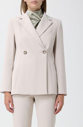 Hanita Cropped Double-Breasted Blazer with Lapels