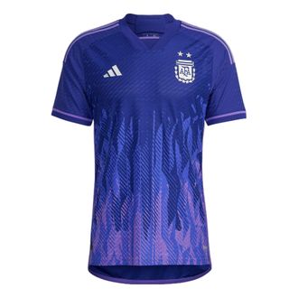 adidas Argentina 2022-2023 World Cup Away Authenic Jersey Asia Sizing HB9657