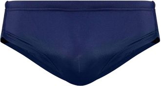 Dsquared2 logo-print swimming trunks - men - Elastane/Polyamide - 44 - Blue