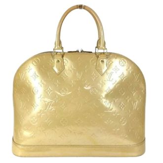 Louis Vuitton Pre-owned Handbags, female, Beige, Size: ONE SIZE Pre-owned Vintage Monogram Vernis Tote Bag