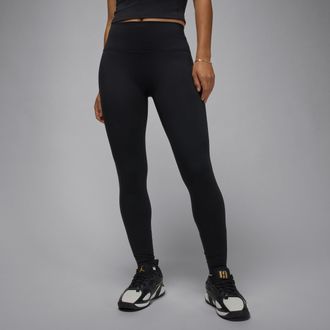 Nike Jordan Womens Jordan Sport Dri-FIT High-Waisted Leggings in Black | HQ8912-010