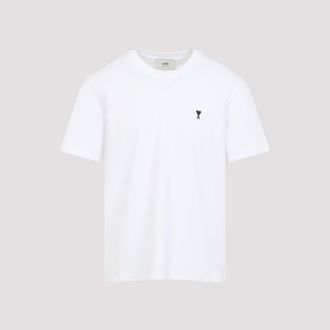 Ami White Crewneck Logo T-Shirt