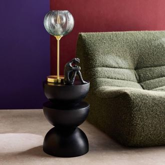 Sweeek Wooden Side Table in Black