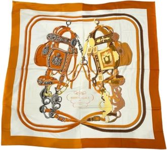 Hermès Pre-owned Scarves, female, Multicolor, Size: ONE SIZE Pre-owned Silk scarves