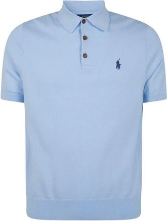 Ralph Lauren Short Sleeves Knit Polo Neck Sweater