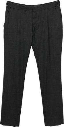 Tom Ford Pantaloni con pieghe - Nero