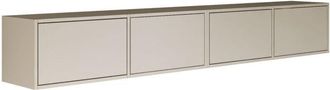 Selsey Selsey Framme - Mobile TV sospeso con quattro ante a ribalta 200 cm, grigio cashmere