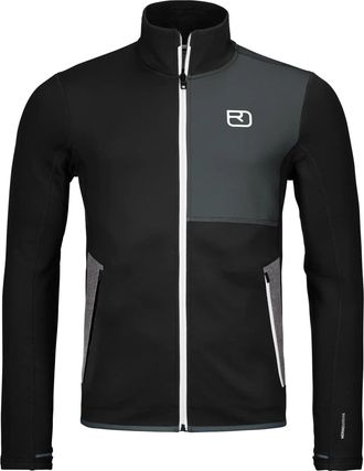 Ortovox Fleece Jacket with High Collar and Zippered Pockets