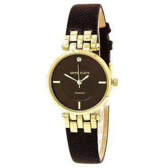Anne Klein Classic Brown Dial Ladies Watch AK-2684BKST