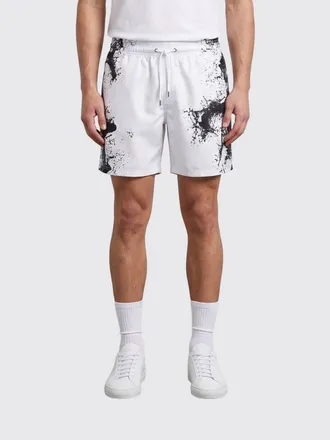 Plein Sport Pantaloncini jogging in tessuto tecnico stampato