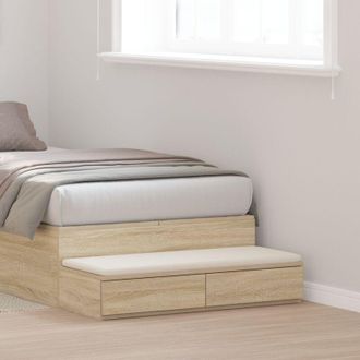 vidaXL Cassetti per letto rovere sonoma 100 x 36.5 x 16.5 cm - Vidaxl