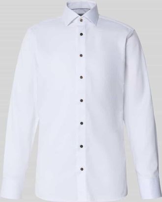 Eterna Slim Fit Business-Hemd mit Kentkragen in Weiss, Größe 38
