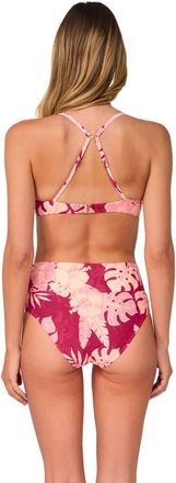 Swim Systems Laura Fold Over Bikini Swim Bottoms in Ruby Bay at Nordstrom, Size X-Large