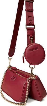 Twin-Set Borsa a spalla Together con catena - Rosso