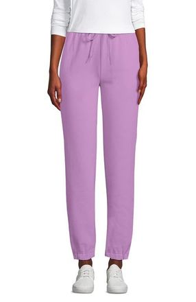 Lands End Serious Sweats High Rise Jogger Pants in Wild Lilac at Nordstrom, Size X-Large