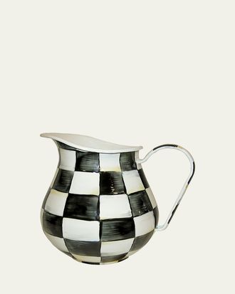 MacKenzie-Childs Courtly Check Pitcher