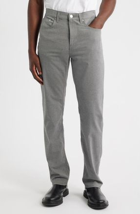 Frame Denim Modern Straight Leg Five-Pocket Twill Pants in Charcoal at Nordstrom, Size 33