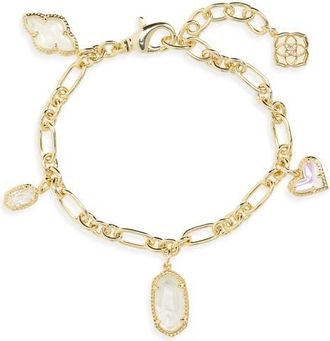 Kendra Scott Icon Charm Bracelet in Gold Neutral Mix at Nordstrom