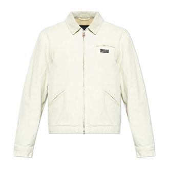 AllSaints Korey Borg Jacket - Heren - Zomerjassen - Wit - S - Katoen - Jassen