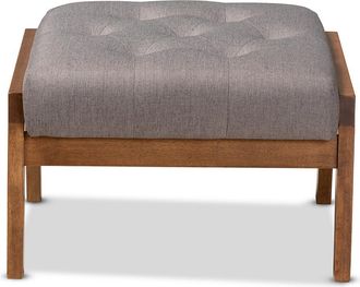 Baxton Studio Dnu Baxton Studio Naeva Footstool