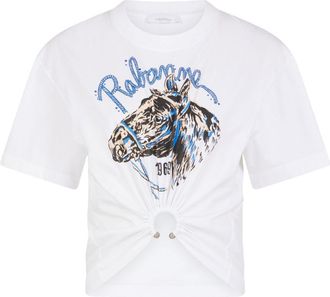 Paco Rabanne T-shirt con stampa - Bianco