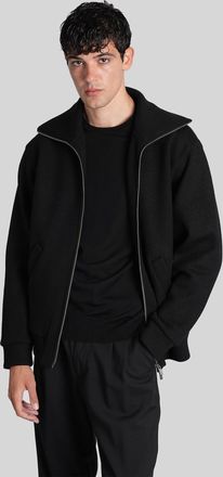 Barena Alon Casual Jacket In Black Wool