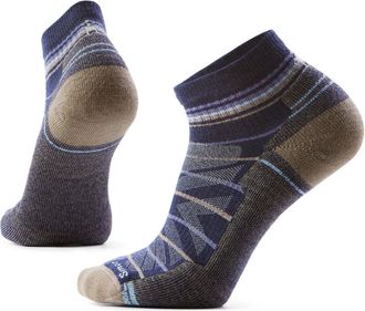 Smartwool Hike Light Cushion Pattern Ankle Socks Blue XL