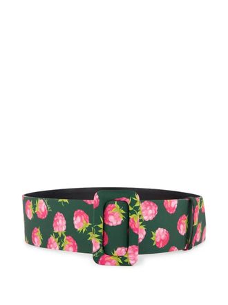 La DoubleJ graphic-print belt - Green