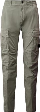 C.P. Company Stretch Sateen Ergonomische Cargo Broek - Heren - Slim Fit Broeken - Blauw - M - Katoen - Broeken