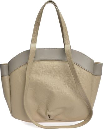 Anna Luchini Beige Rundleer Tas