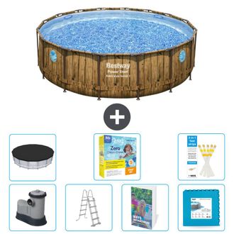 Bestway Piscina Bestway Power Steel Redonda - 488x122 Cm - 8-piezas S566