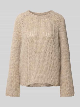 Juvia Relaxed Fit Pullover mit Alpaka-Anteil in Beige, Gr&ouml;&szlig;e L