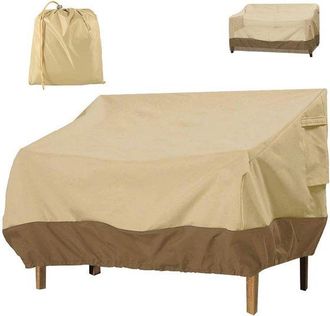 OEM Funda Para Banco De Jard&iacute;n, 193 X 83 X 84 Cm, Funda Impermeable Para Banco De Jard&iacute;n, Oxford 210d, Resistente Al Viento, Beige