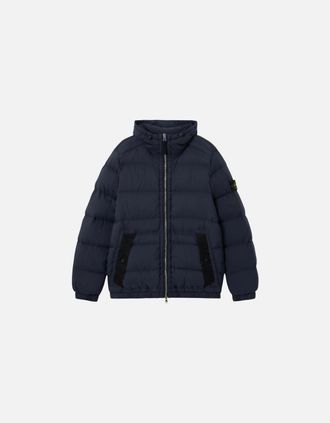 Stone Island Mens Stone Island Seamless Tunnel Nylon Down-TC Navy Down Jacket - Size: 44/Regular