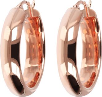 Autentica 1 Polished Hoop Earrings