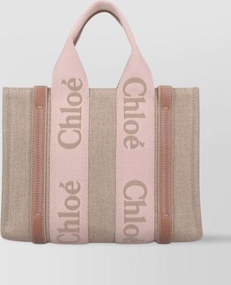Chlo&eacute; carryall tote with dual handles and shoulder strap