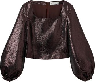 Sofie Schnoor Martheasw Balloon Blouse - Blouses & Shirts - Mujer - P&uacute;rpura - XL